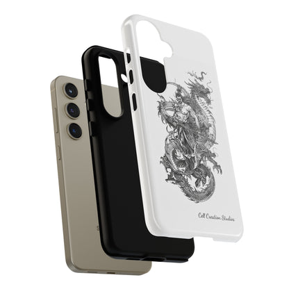 "Samurai and Dragon Sketch" -Tough Samsung Galaxy Cases