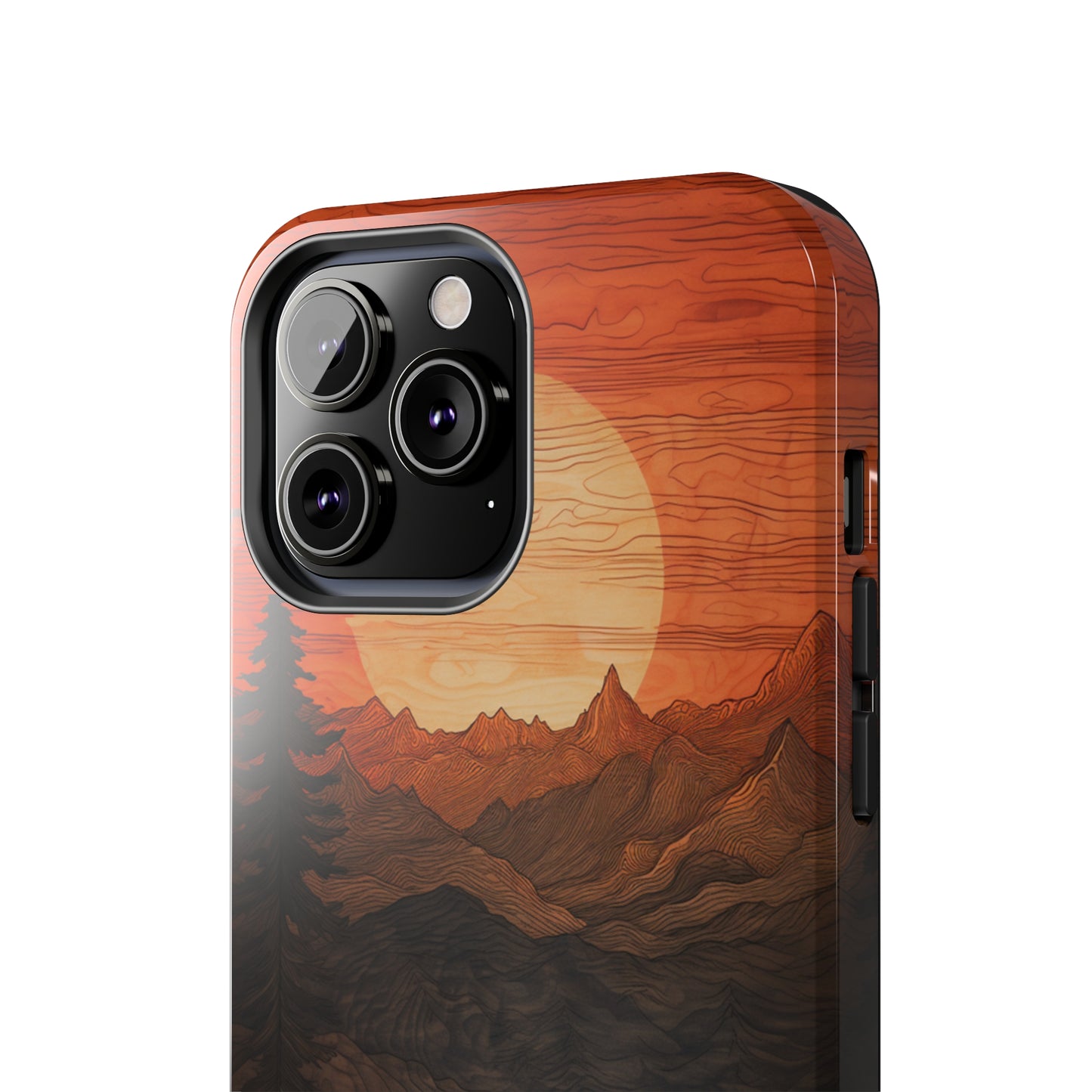 The "Sunset Mountains" Phone Case -Tough Phone Cases