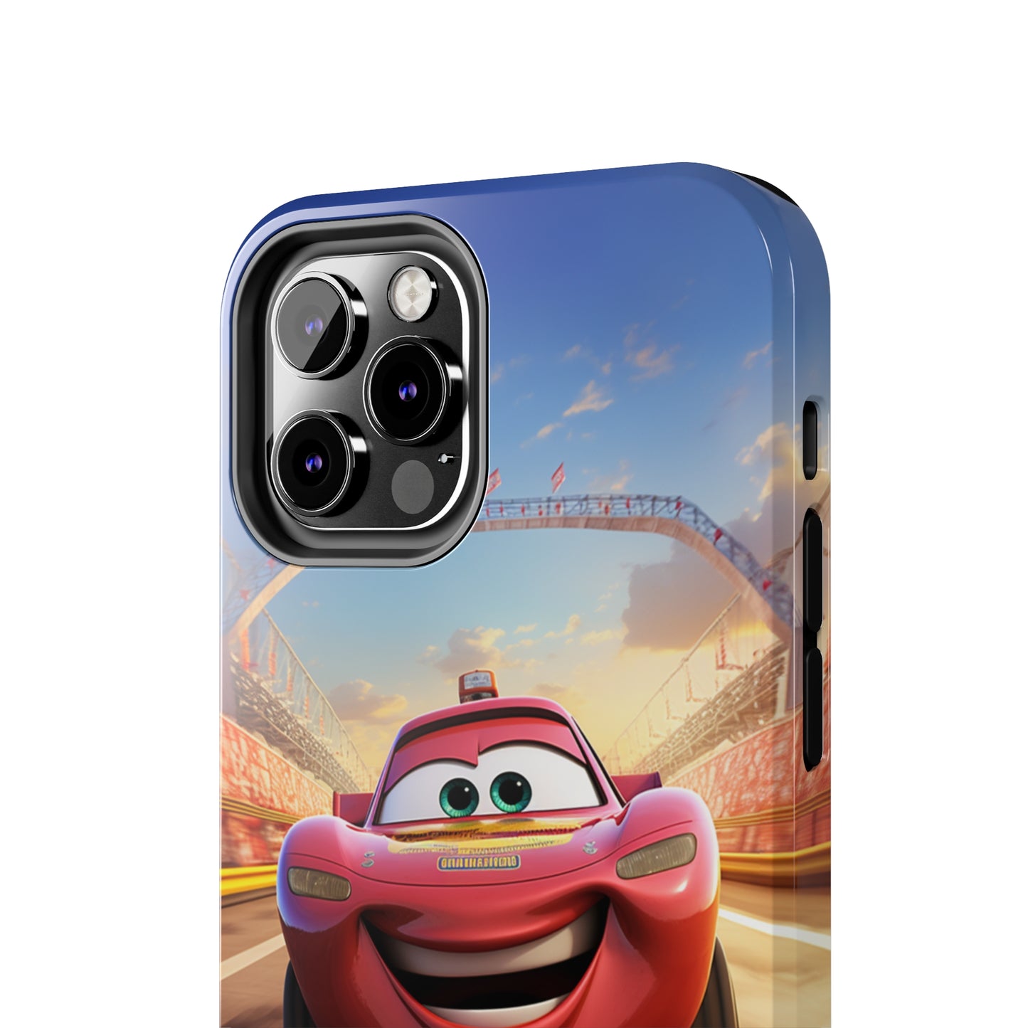 The "Smiling Red Racer" Phone Case -Tough Phone Cases