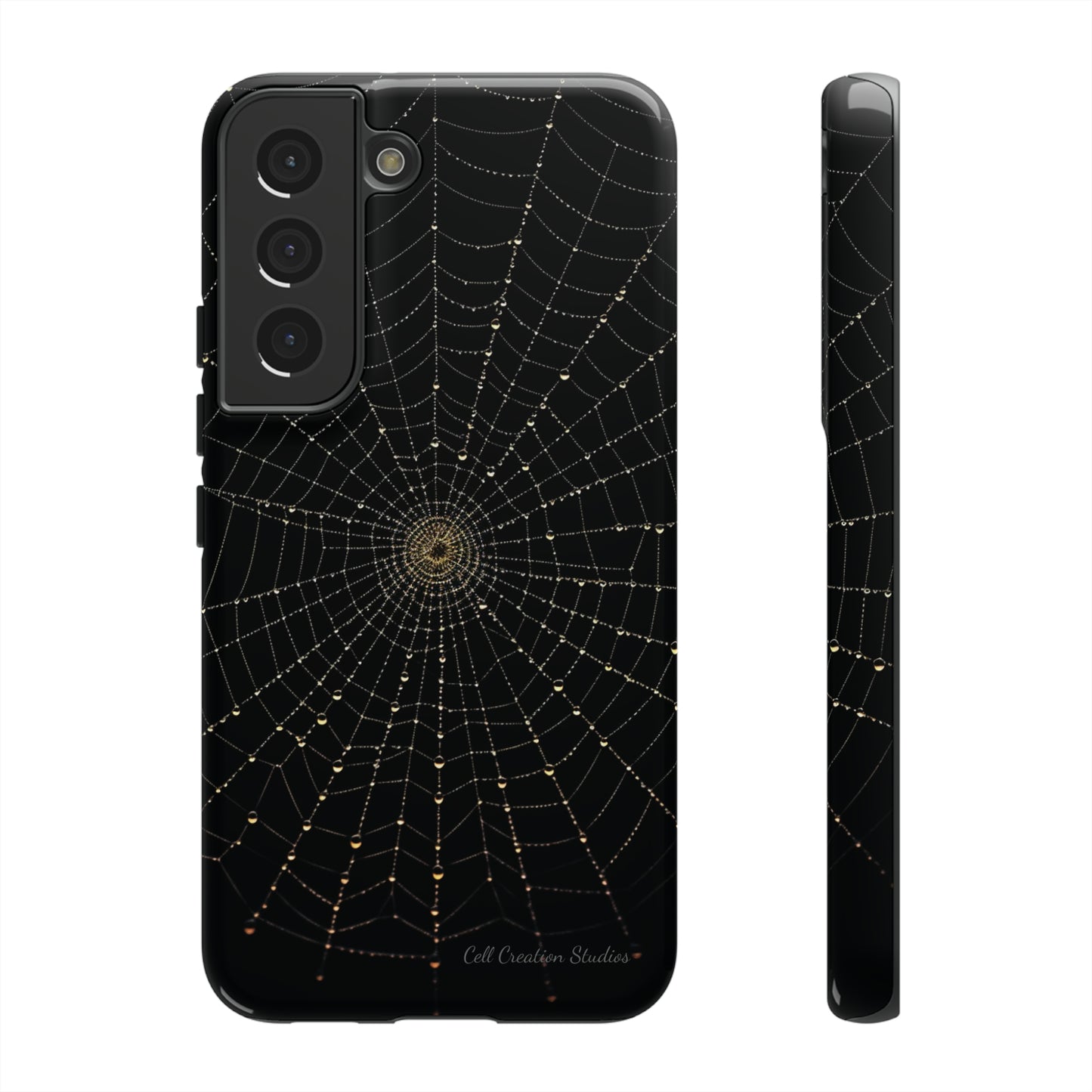 "Silken Noir Guardian" -Tough Samsung Phone Cases