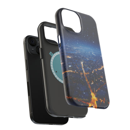 "Urban Snowfall Glow" -MagSafe Tough iPhone Cases