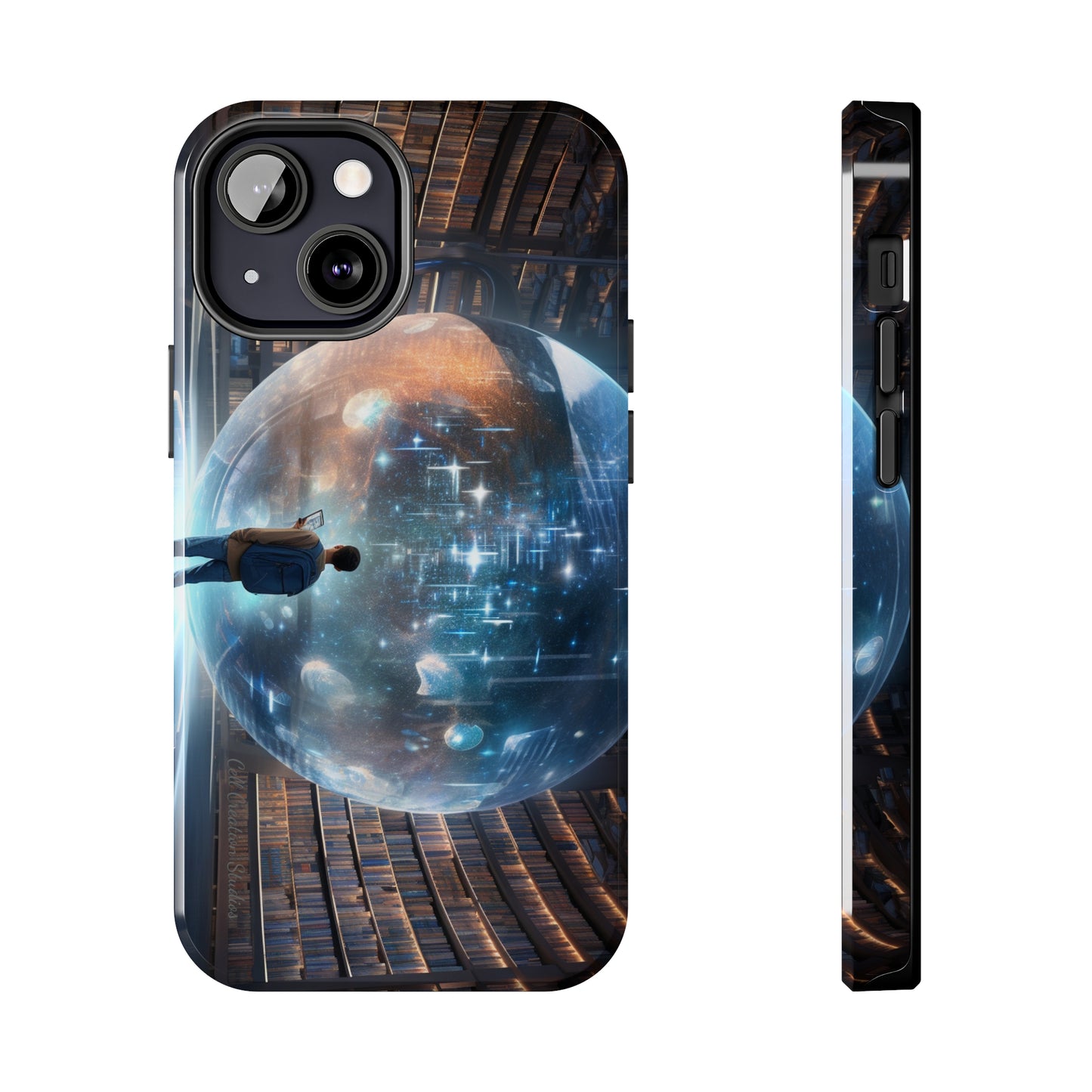 Introducing the "Library Luminary" Cell Phone Case – Where Knowledge Meets Mystery -Tough Phone Cases