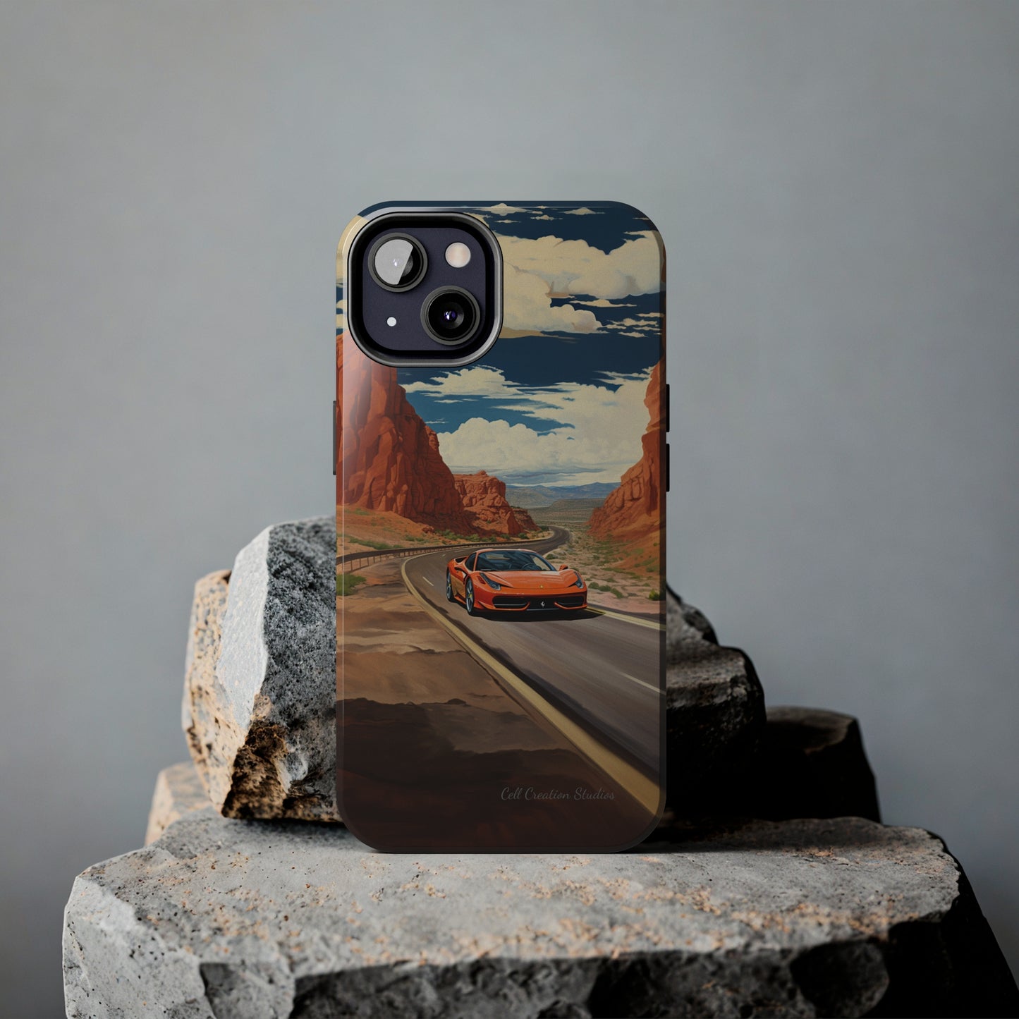 "Desert Racer Ferrari Edition" -Tough iPhone Cases