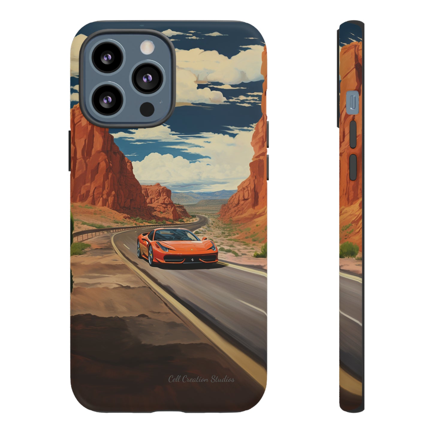 "Desert Racer Ferrari Edition" -Tough iPhone Cases