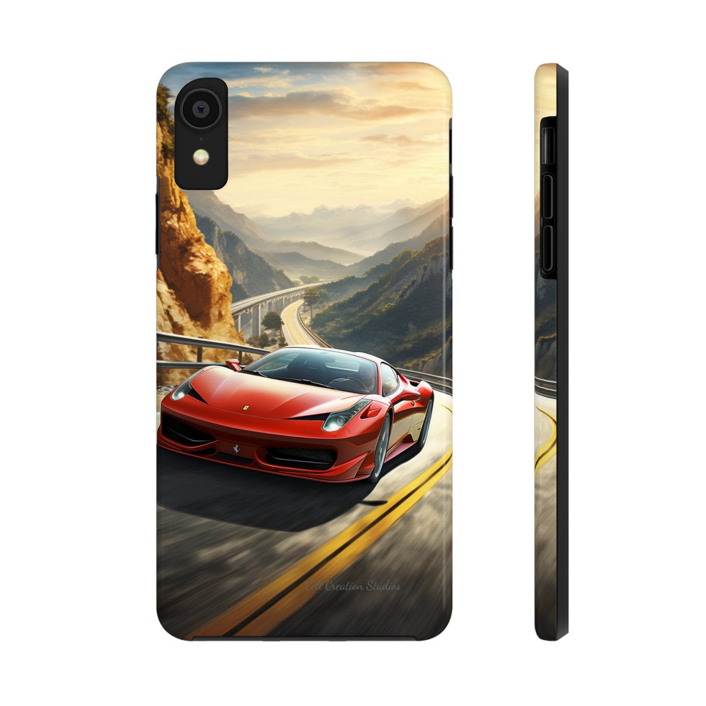 "Mountain Majesty Ferrari Edition" -Tough iPhone Cases