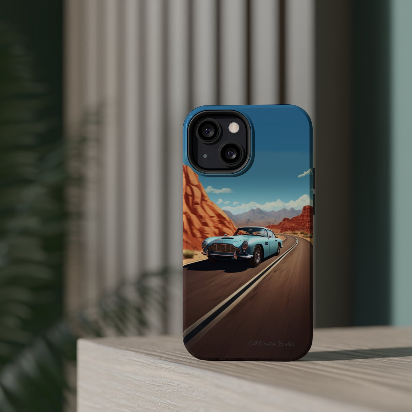 "Silver Racing Legend" -MagSafe Tough iPhone Cases