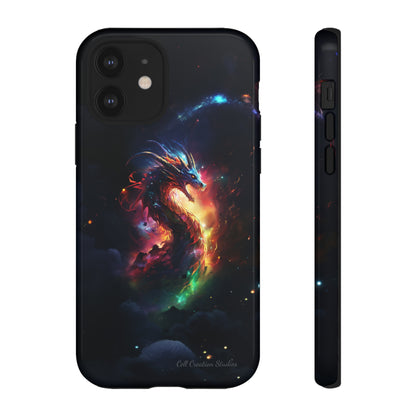 "Cosmic Dragon Unleashed" -Tough iPhone Cases