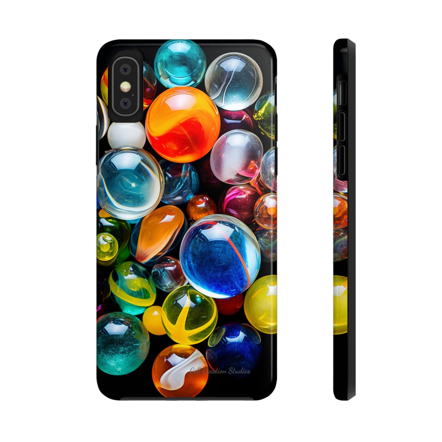 Introducing the "Vibrant Marbles Mosaic" Cell Phone Case – Carry a Kaleidoscope of Colors! -Tough Phone Cases