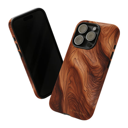 The "Eternal Woodgrain" Phone Case -Tough Cases