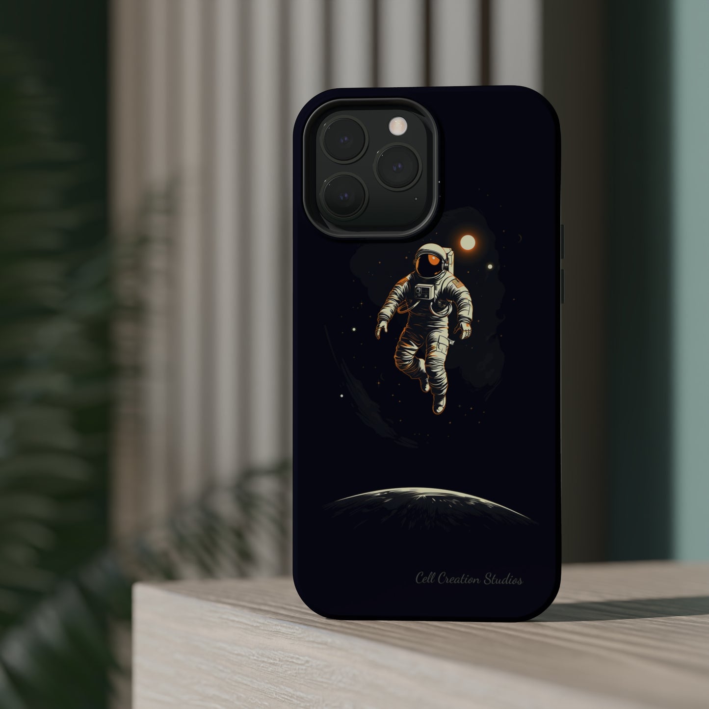 "Cosmic Explorer Astronaut" -MagSafe Tough iPhone Cases