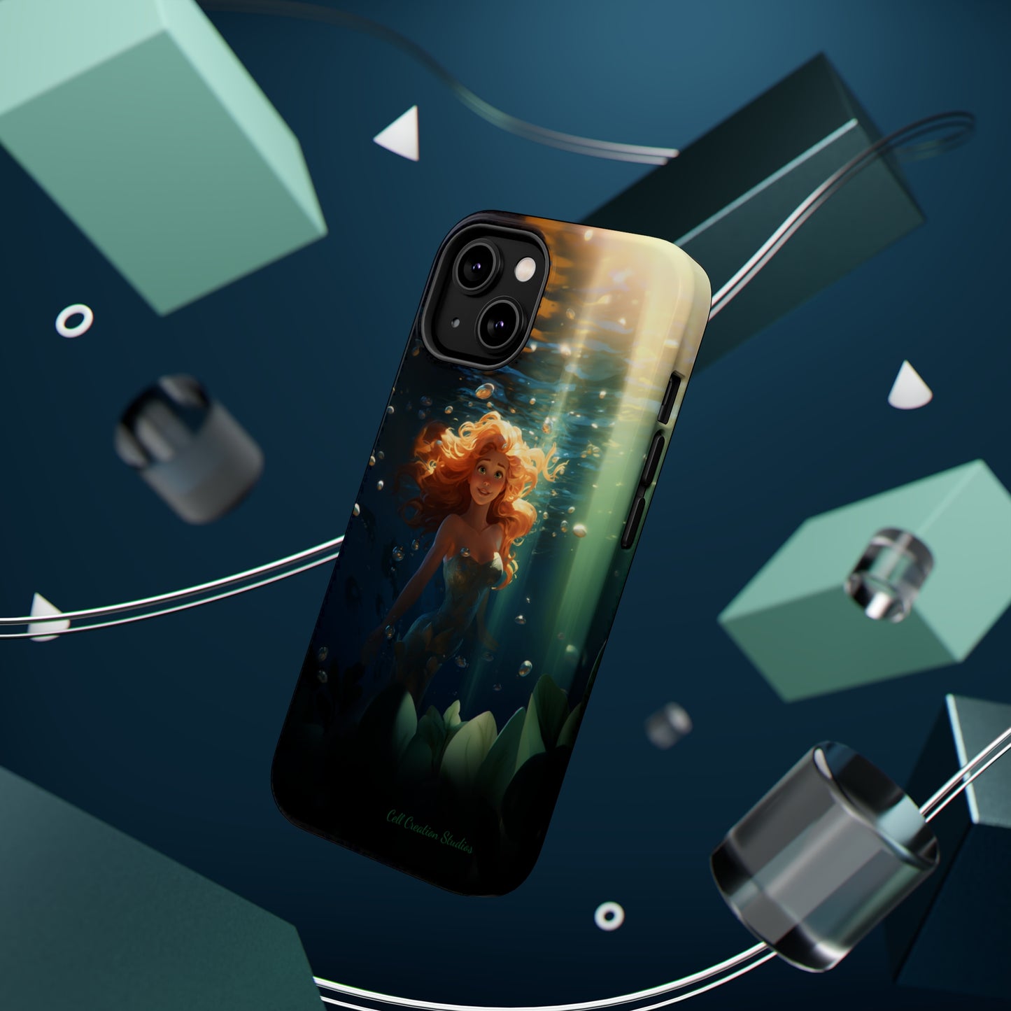 Dive into Enchantment with Our "Ariel Little Mermaid" Phone Case -MagSafe Tough Cases