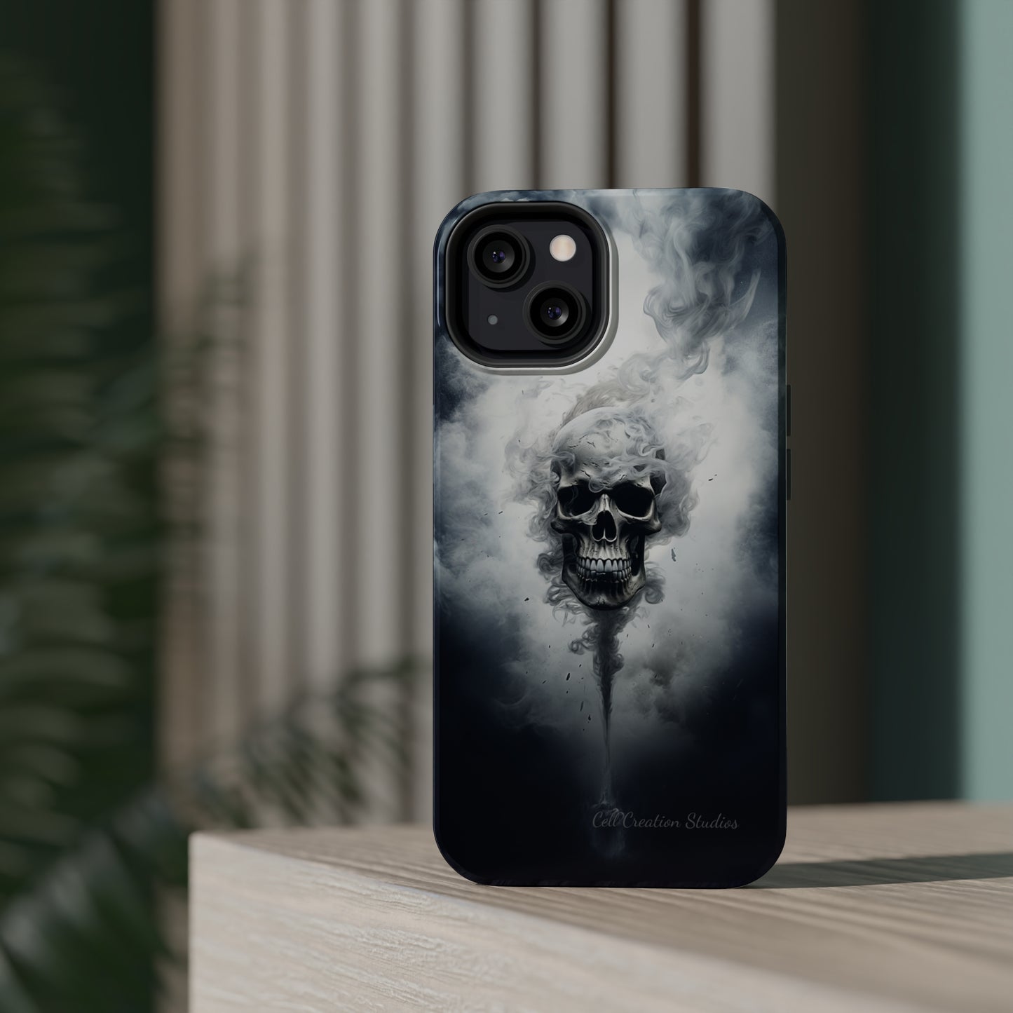 "Mystic Smoke Skull" -MagSafe Tough iPhone Cases