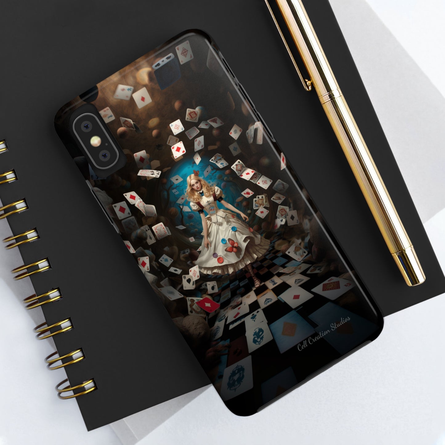 Introducing the "Alice in Wonderland" Cell Phone Case – A Journey Through Imagination -Tough Phone Cases