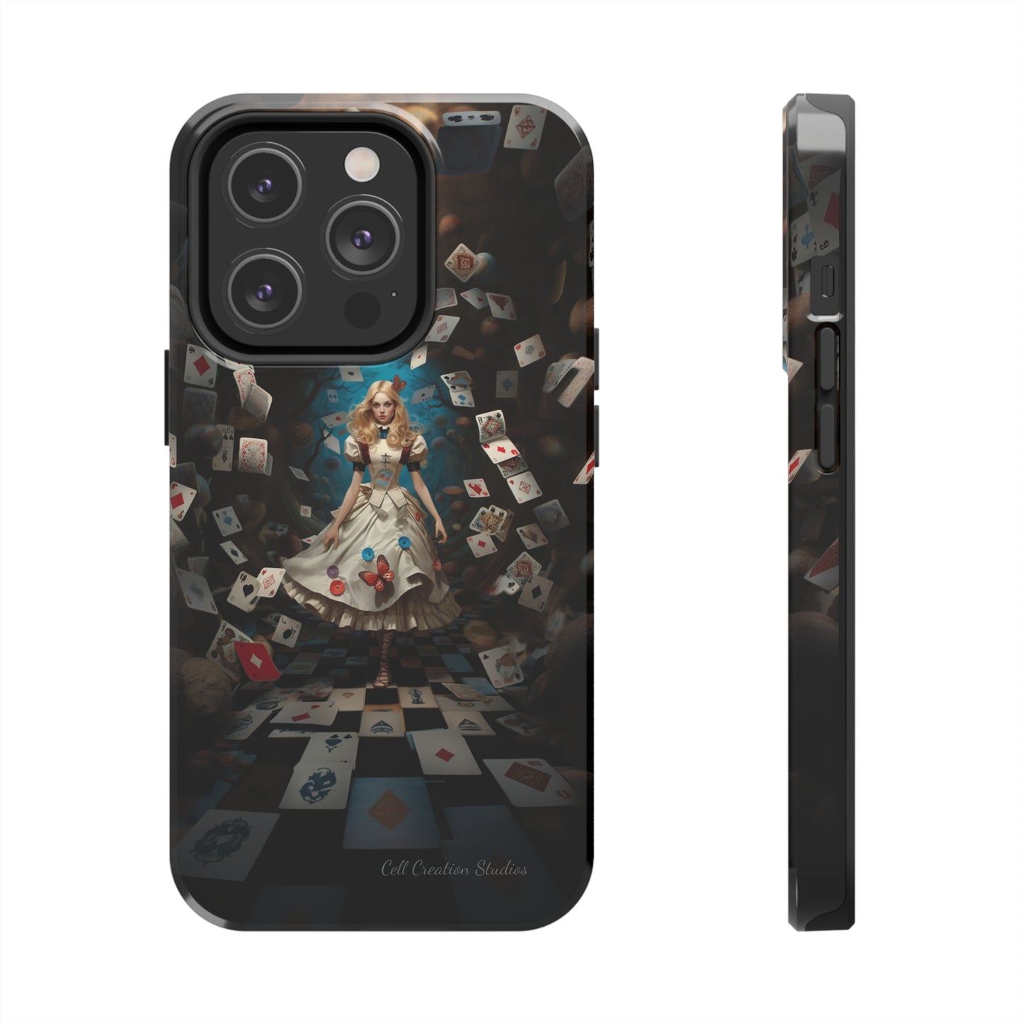 Introducing the "Alice in Wonderland" Cell Phone Case – A Journey Through Imagination -Tough Phone Cases