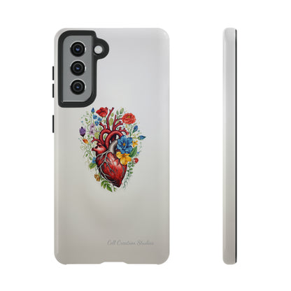 "Floral Heart Harmony" -Tough Samsung Cases