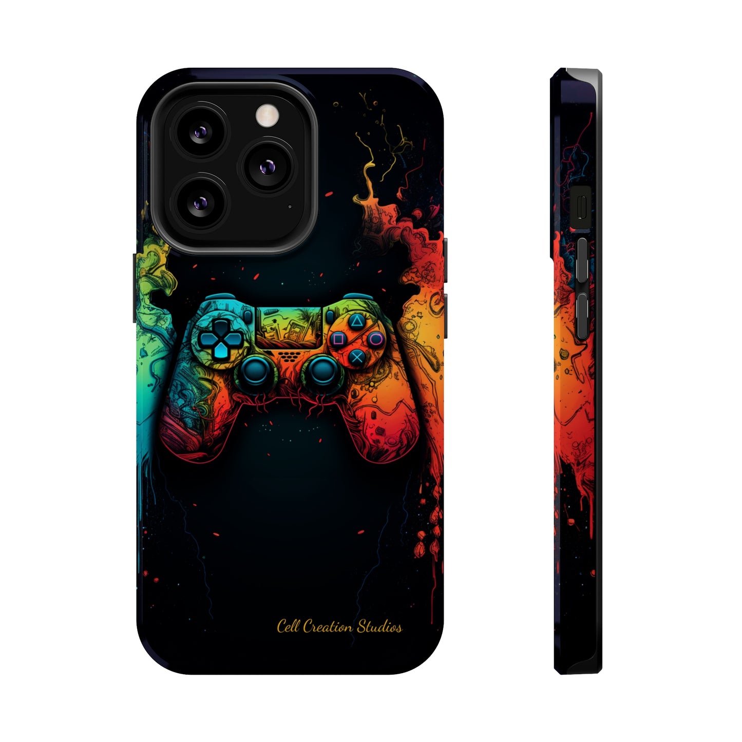 "ColorBlast Gaming" -MagSafe Tough iPhone Cases