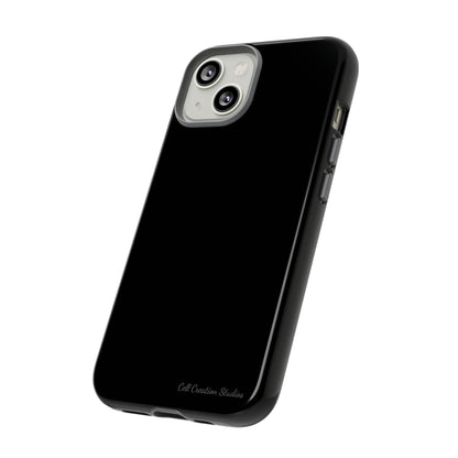 "Stealth Black Defender" -Tough iPhone Cases