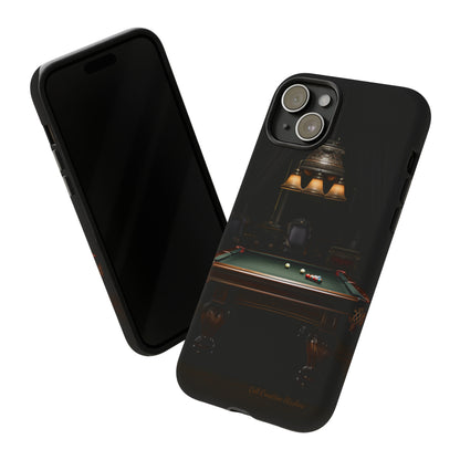 "Elevate Your Game: Pool Table-Themed Phone Case for Billiards Enthusiasts" -Tough Cases