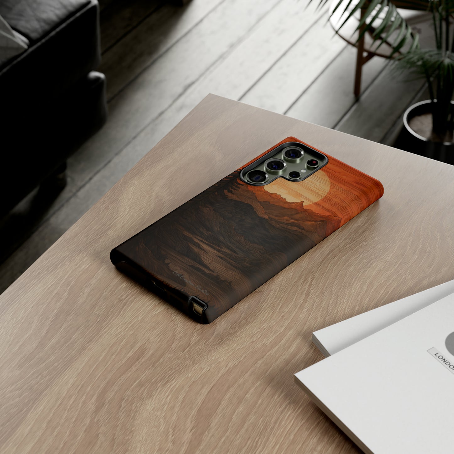 The "Sunset Mountains" Phone Case -Tough Cases