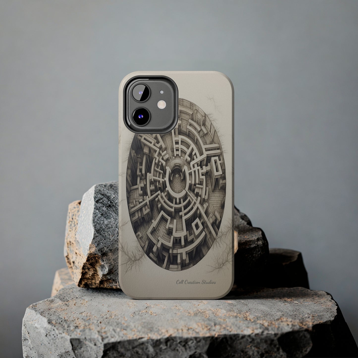 "Discover the Mystery: Maze-Inspired Cell Phone Case" -Tough Phone Cases