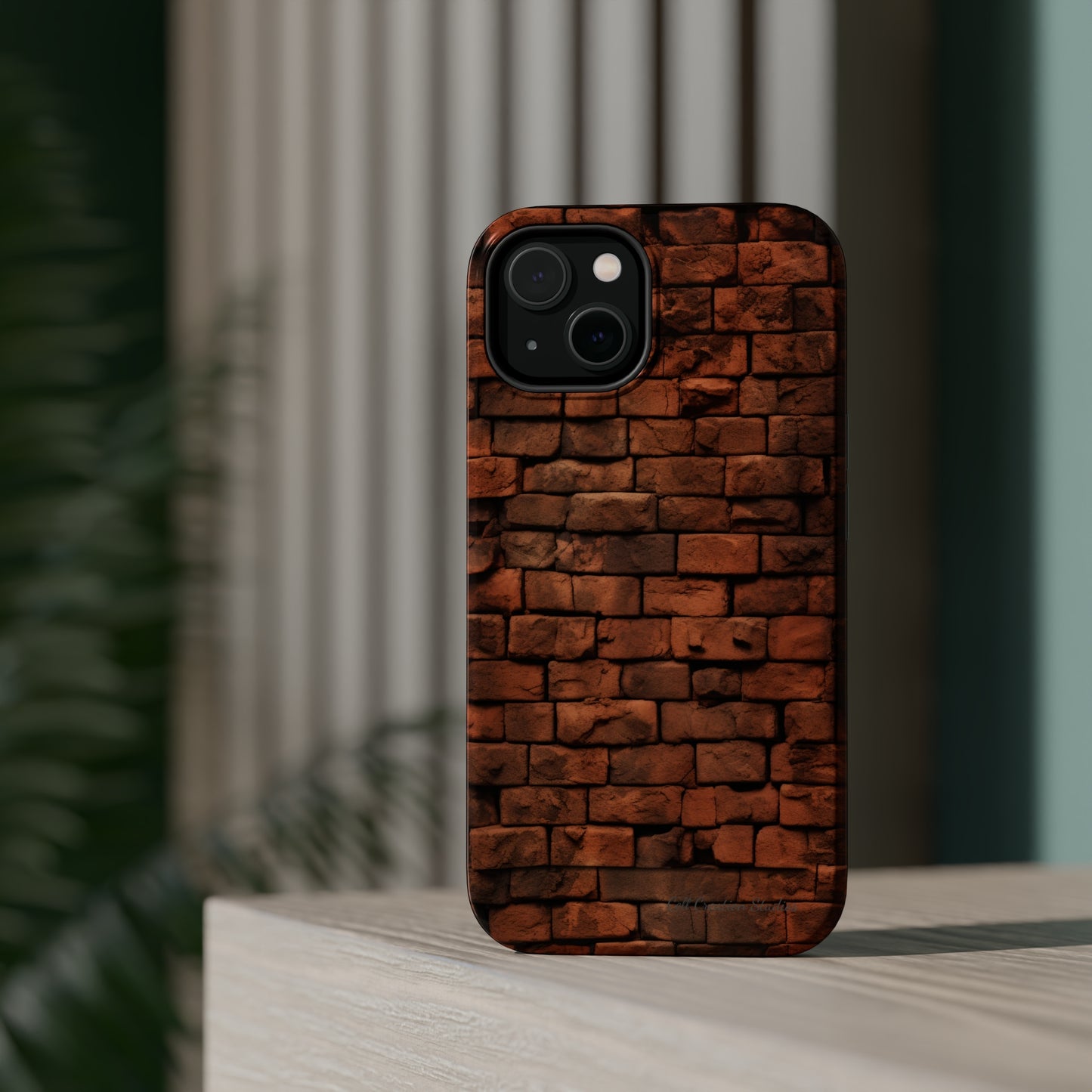 Introducing our "Urban Brick Wall" Cell Phone Case – the perfect blend of urban style and device protection -MagSafe Tough Cases