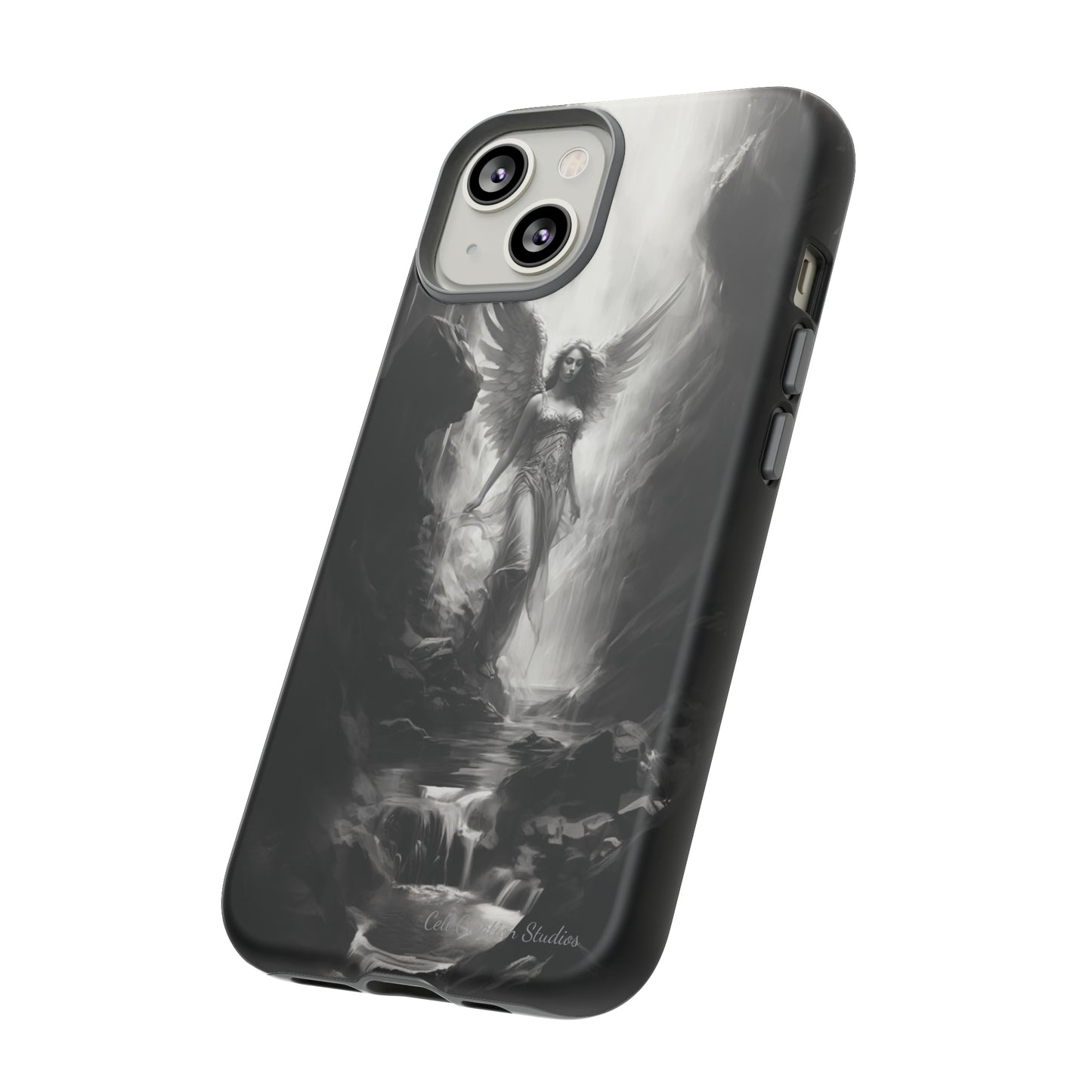 "Seraphic Streams" Angelic Ravine Phone Case -Tough Cases