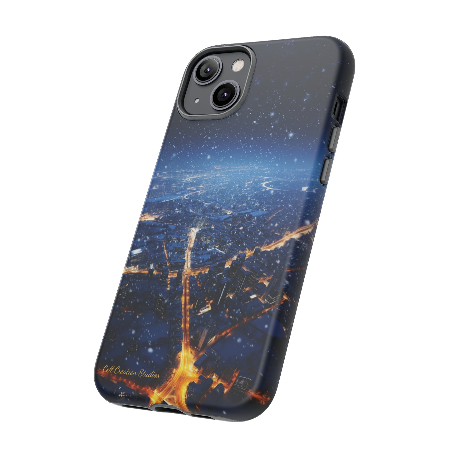 "Urban Snowfall Glow" -Tough iPhone Cases