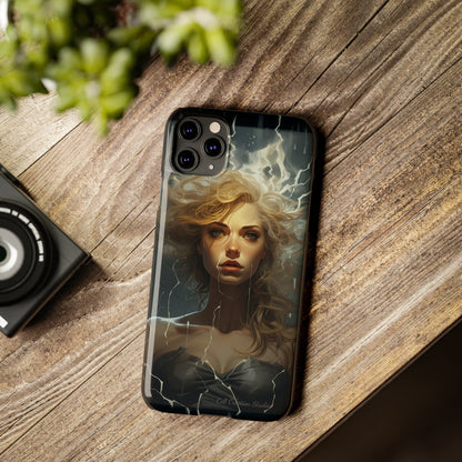 Introducing the "Electrifying Beauty" Cell Phone Case – Sparks of Style and Power -Slim Phone Cases