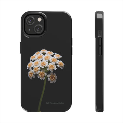 "Elegant Yarrow Bloom" Phone Case -Tough Phone Cases