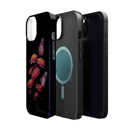 "Achillea Desert Eve Deep Rose & Butterfly" Phone Case -MagSafe Tough Case