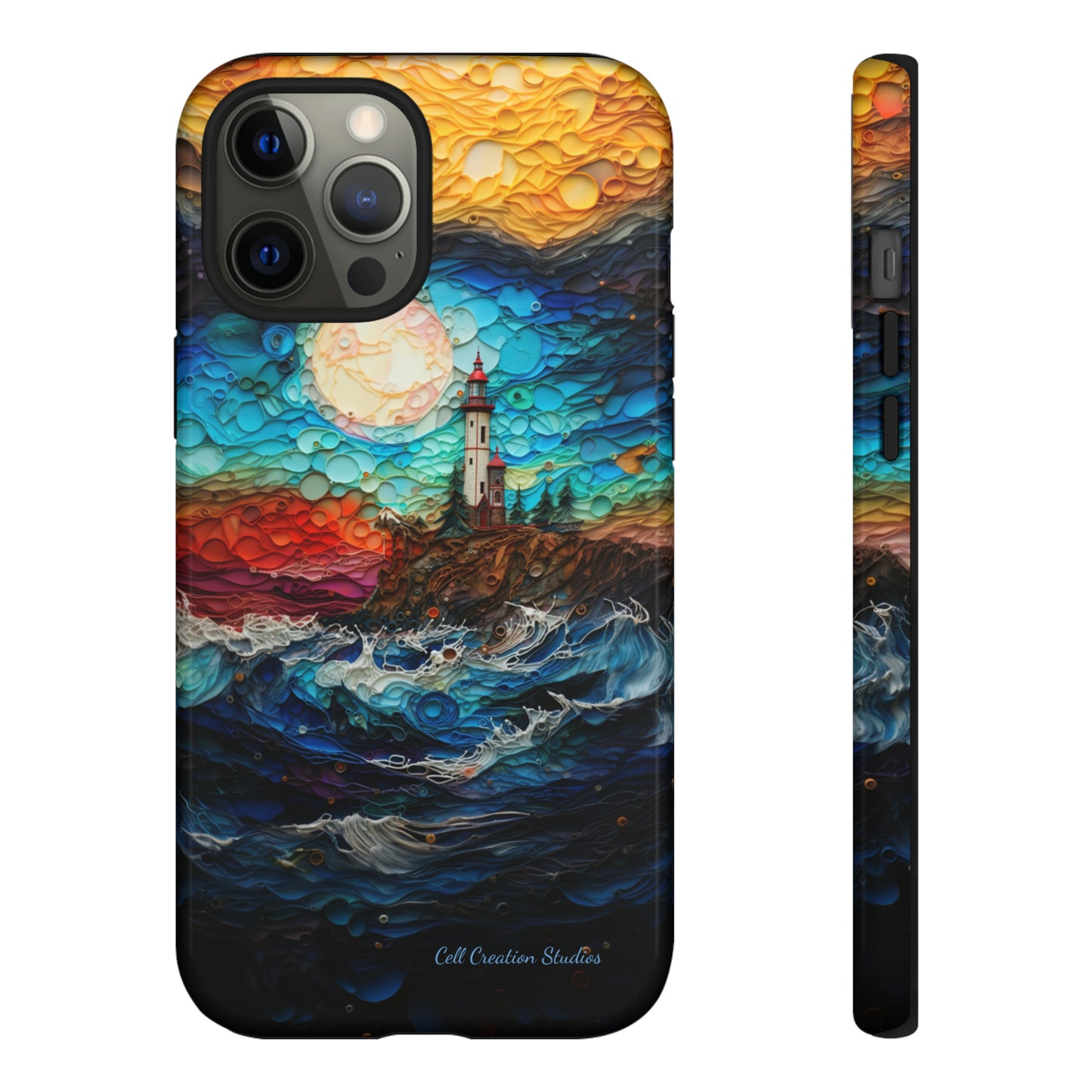 "Coastal Canvas Guardian" -Tough iPhone Cases