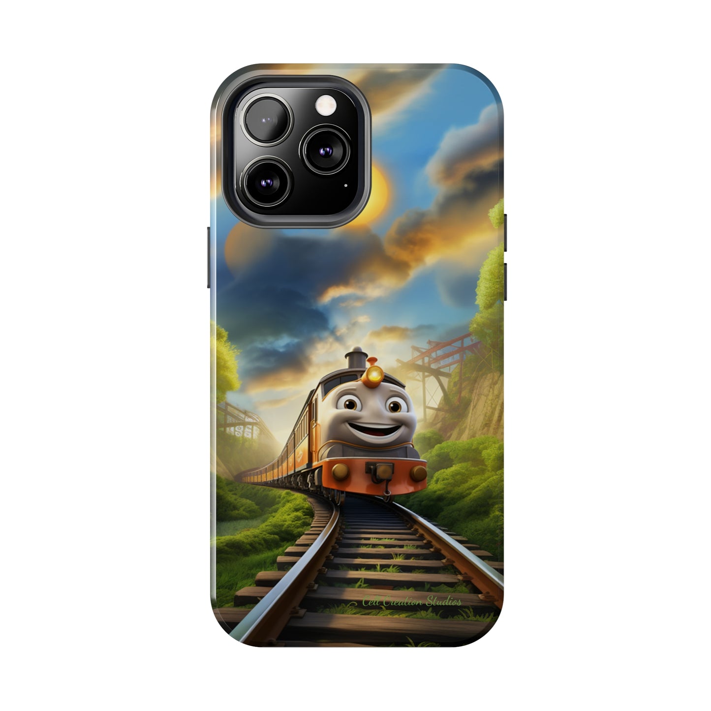 The "Smiling Express Train" Phone Case -Tough Phone Cases