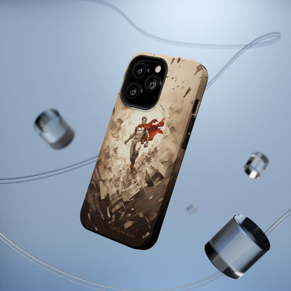 Introducing the "Heroic Guardian" Cell Phone Case – Unleash Your Inner Superhero with Captivating Design -MagSafe Tough Cases