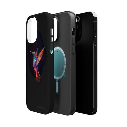 Introducing the "Enchanted Hummingbird" Cell Phone Case – Elegance Meets Nature -MagSafe Tough Cases