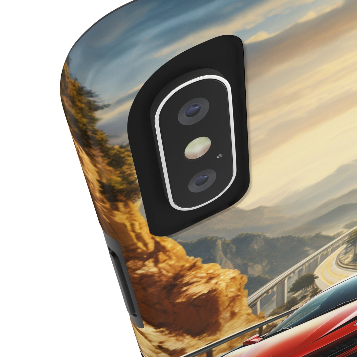 "Mountain Majesty Ferrari Edition" -Tough iPhone Cases