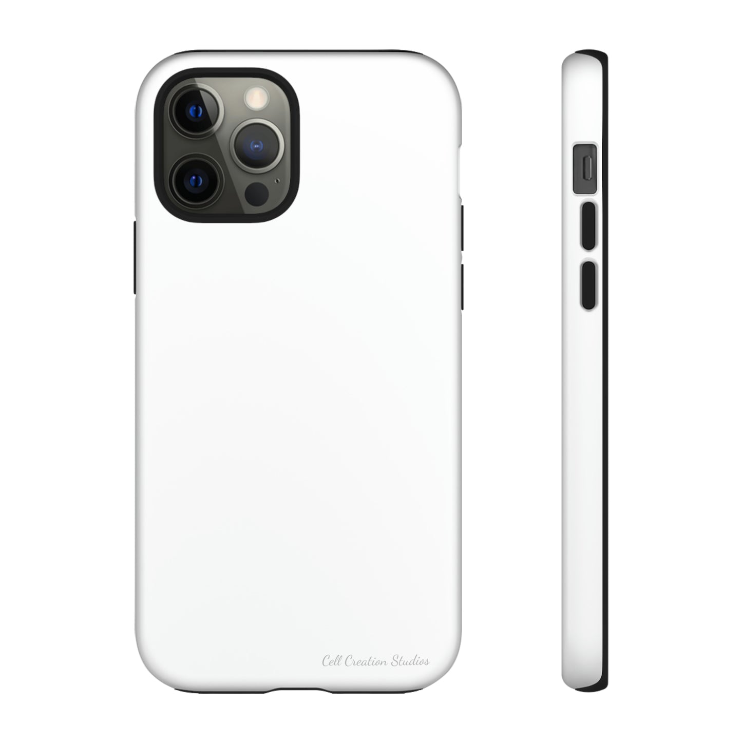 "Pure Elegance White" -Tough iPhone Cases