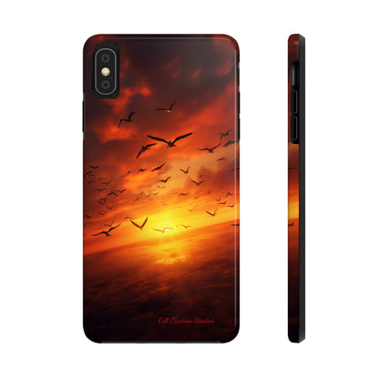 Introducing the "Sunset Soar" Cell Phone Case – Embrace Freedom and Beauty -Tough Phone Cases