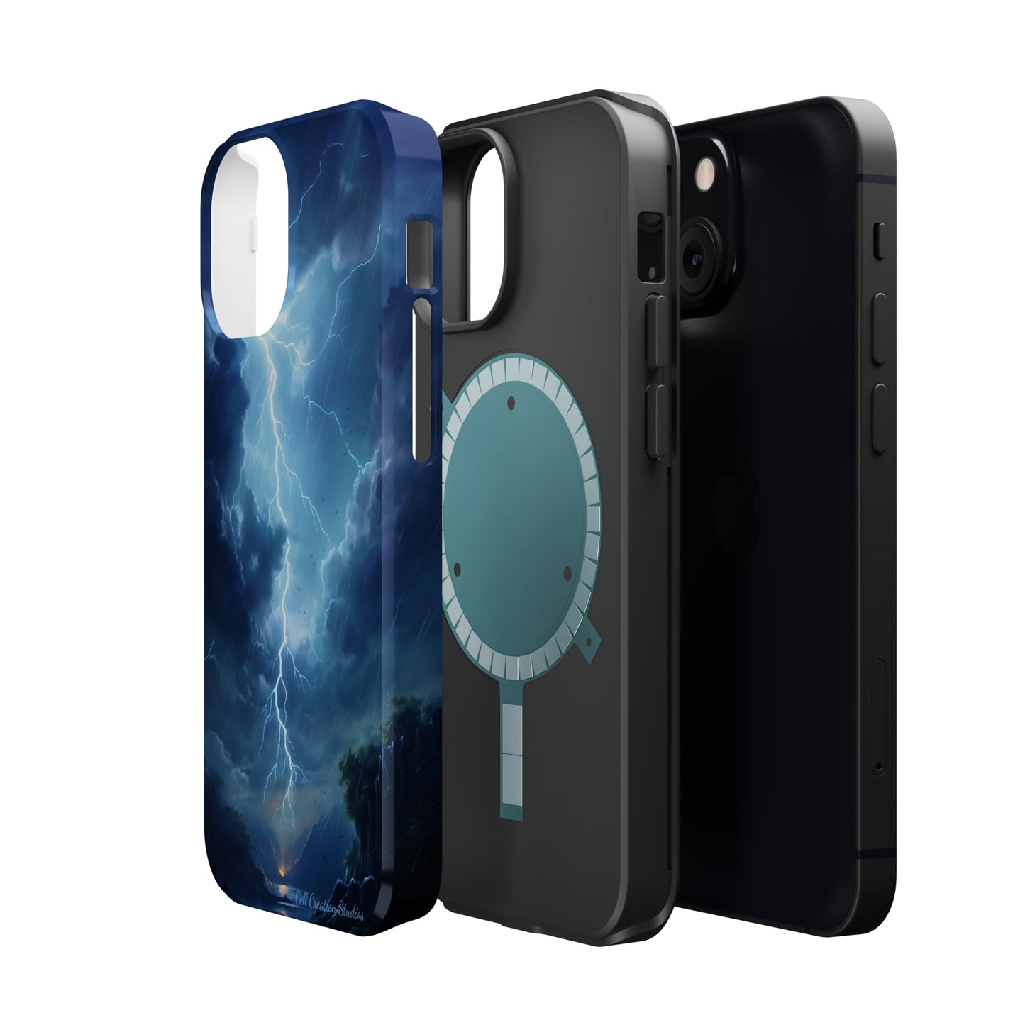 Introducing the "Stormy Serenity" Cell Phone Case – Embrace Nature -MagSafe Tough Cases