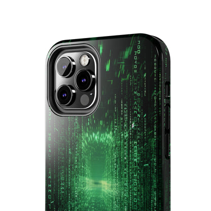 Introducing our "Digital Code Stream" Cell Phone Case – where style meets technology for your device's protection -Tough Phone Cases