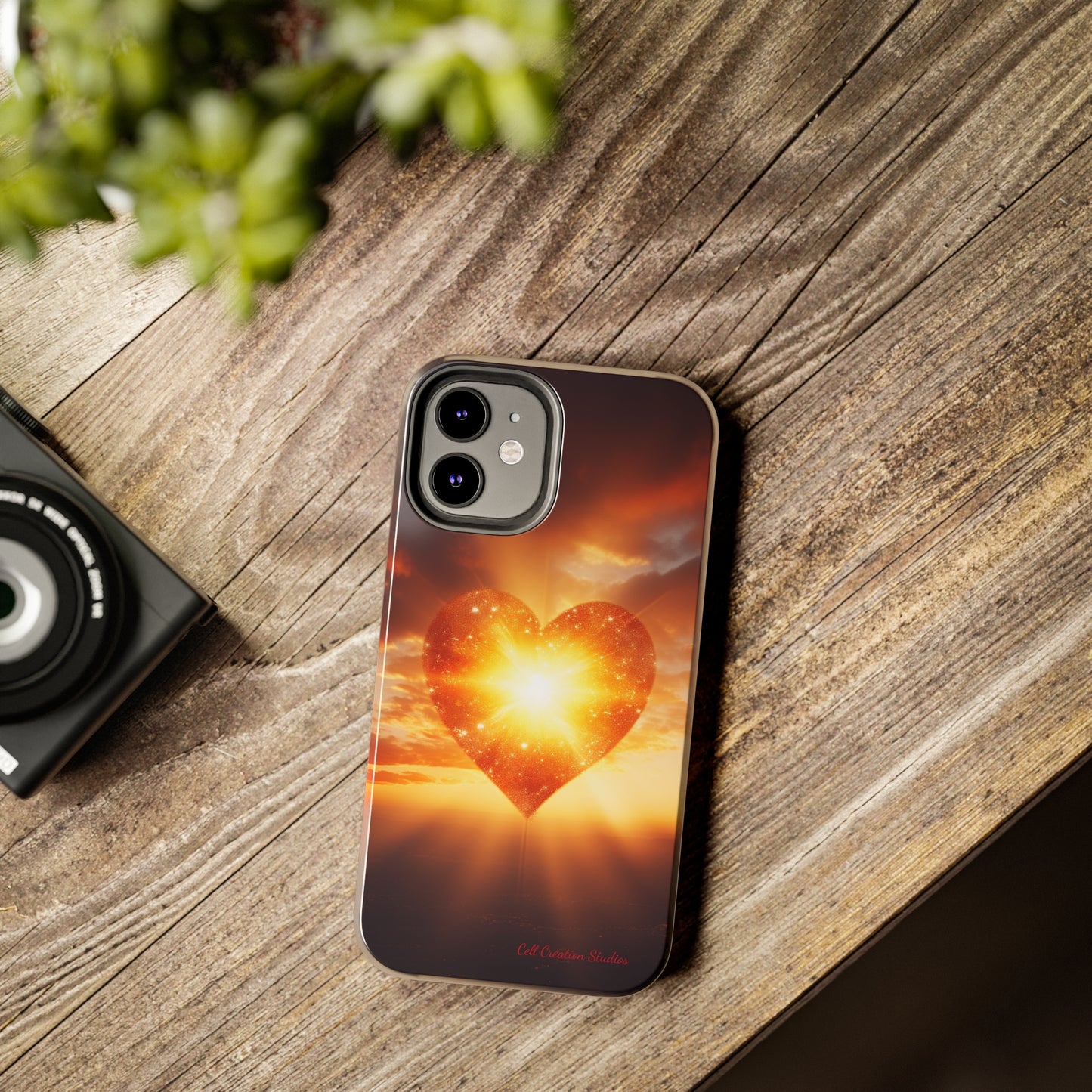 Introducing the "Sunlit Heart" Cell Phone Case – Embrace Love and Radiance -Tough Phone Cases