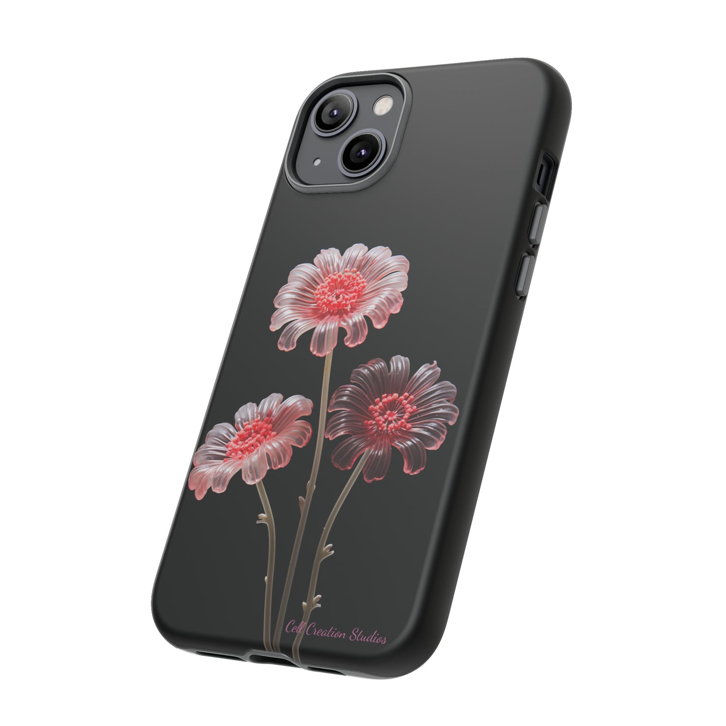 The "Desert Rose Glass Blossom" Phone Case -Tough Cases