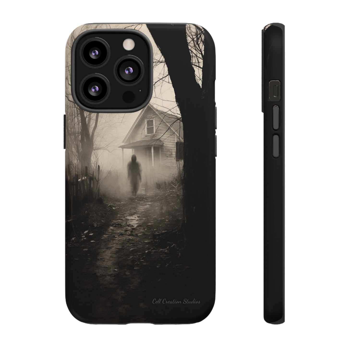 Introducing the "Ethereal Encounter" Cell Phone Case – Unveil the Mystery of the Ghostly Presence -Tough Cases