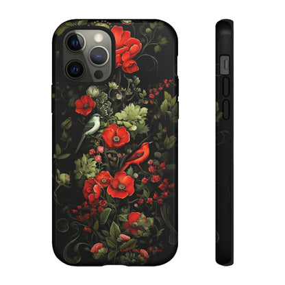 "Floral Serenade Elegance" -Tough iPhone Cases