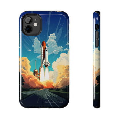 Introducing the "NASA Space Shuttle Launch" Cell Phone Case – Elevate Your Style to New Heights -Tough Phone Cases