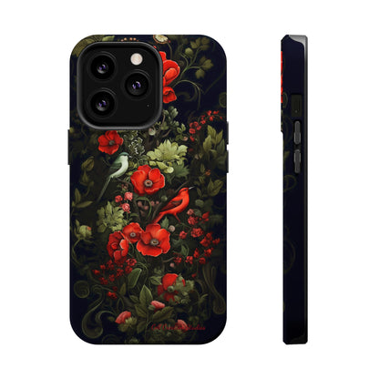 "Floral Serenade Elegance" -MagSafe Tough iPhone Cases