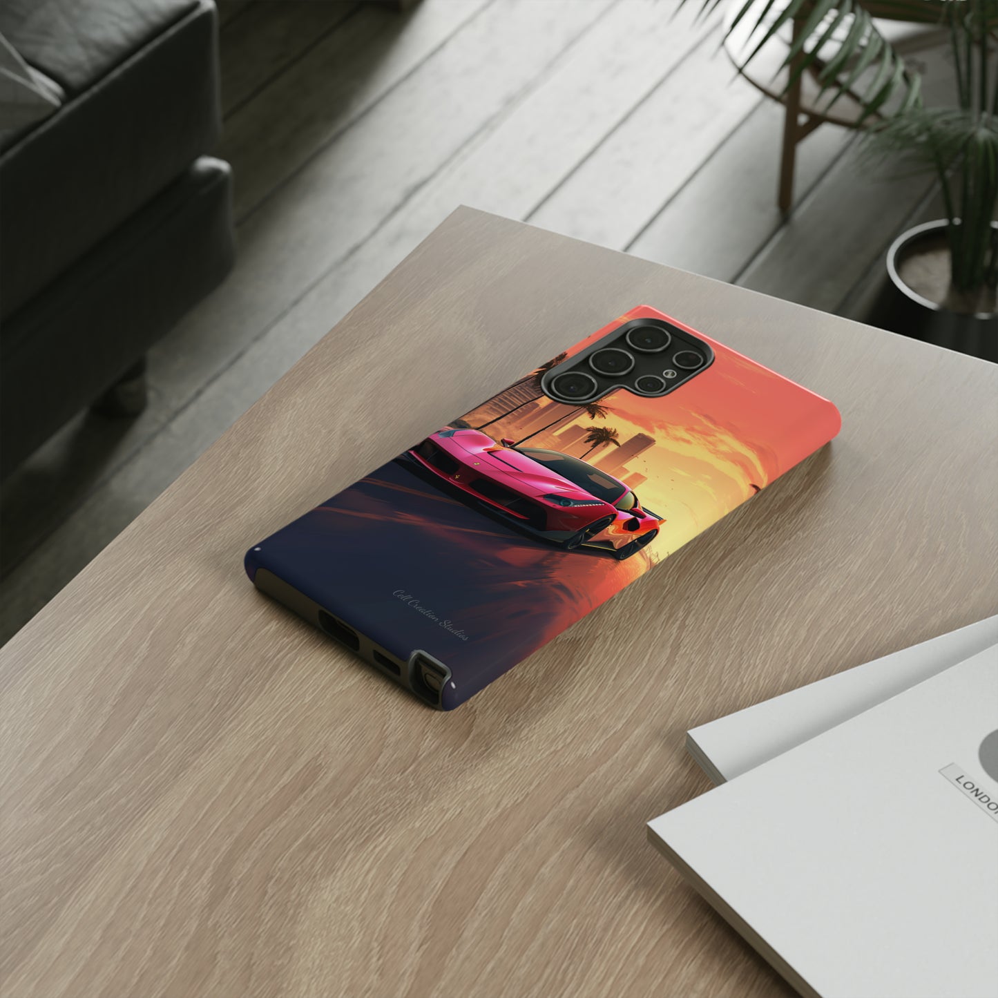 "Sunset Boulevard Ferrari Edition" -Tough Samsung Phone Cases