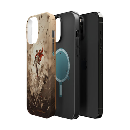 Introducing the "Heroic Guardian" Cell Phone Case – Unleash Your Inner Superhero with Captivating Design -MagSafe Tough Cases