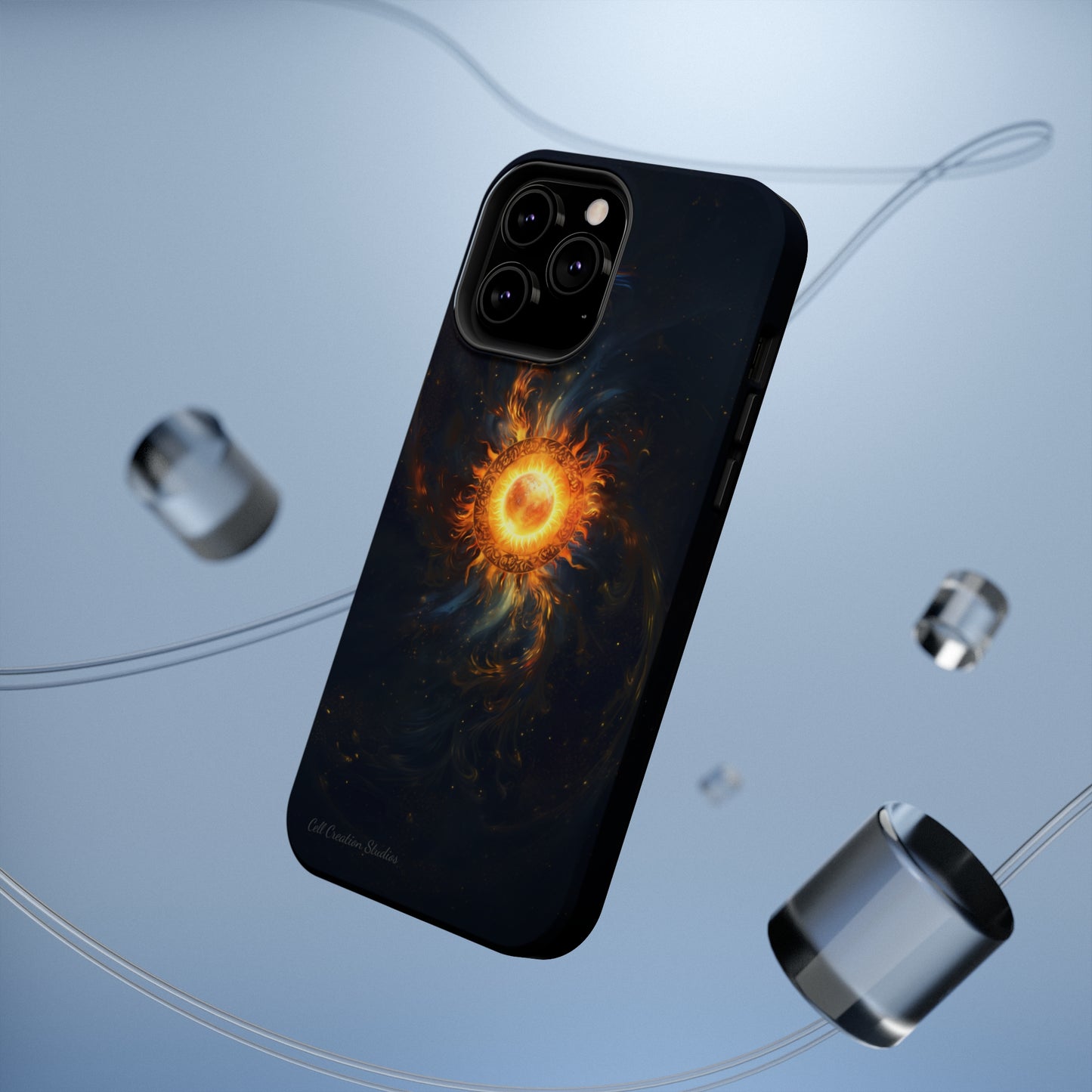 Introducing the "Celestial Sun and Stars" Cell Phone Case – Carry the Cosmos with You -MagSafe Tough Cases