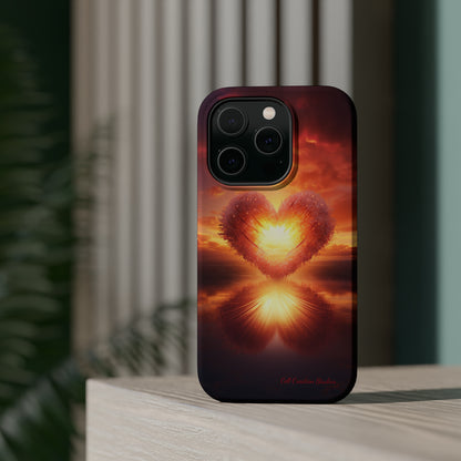 Introducing the "Sun-Kissed Heart" Cell Phone Case – Radiate Love and Light -MagSafe Tough Cases