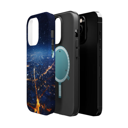 "Urban Snowfall Glow" -MagSafe Tough iPhone Cases